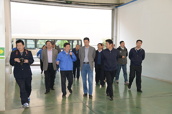 山东省质量强省及名牌战略推进工作领导小组莅临天瑞重工实地核查质量工作开展情况